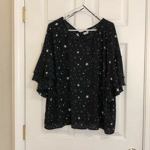 Sheer Star SS top